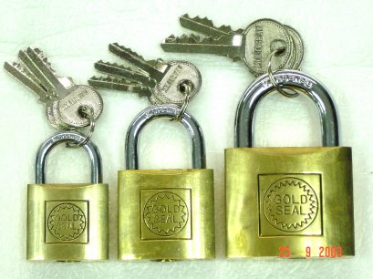 กุญแจทองเหลือง GOLDSEAL