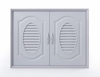 บานซิงค์คู่ VISA รุ่น Gold-2 85.5x65.5 cm. สีเทา