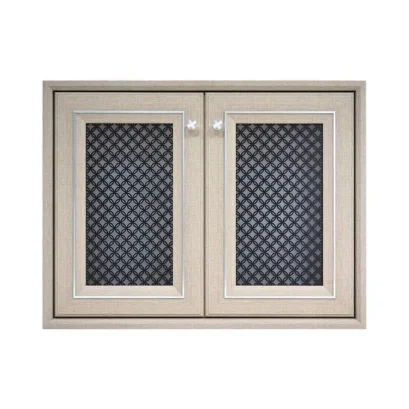 CC8060-31 บานซิงค์คู่ ( 85.5x65.5x10cm.) สีแฟบบริค บราวน์