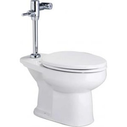 C1441 สุขภัณฑ์ แบบฟลัชวาล์ว (นั่งราบ) รุ่น SHARON  สีขาว