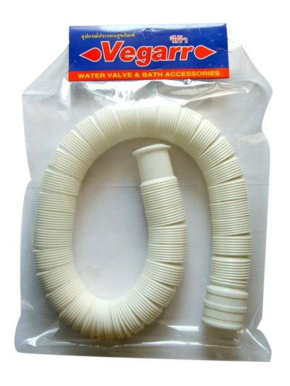 K-180W สายน้ำทิ้งอเนกประสงค์ ยืด-หดได้ 65 - 180 cm สีขาว