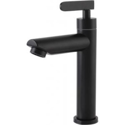 WS-2101M-BA ก๊อกอ่างล้างหน้าเดี่ยวสแตนเลส สีดำ