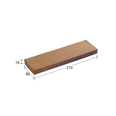 2x8" F-206 Bricky Brown น้ำตาล  A (Pack50)