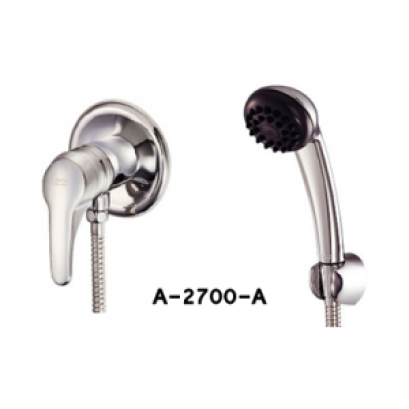 A-2700-A ก๊อกเดี่ยวฝักบัวสายอ่อนพร้อมชุดฝักบัวโครเมี่ยม