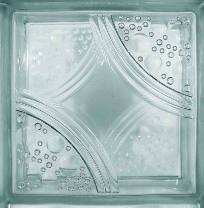 N-043 บล็อกแก้ว 3 &quot; แก้วรัศมี 190x90x80 ช้างแก้ว