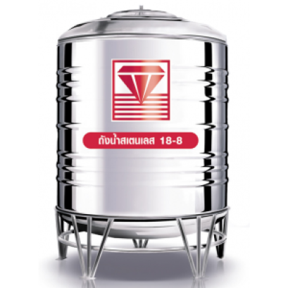 DMCB-1000 ถังเก็บน้ำพร้อมขา 1000L ตราเพชรก้นนูน