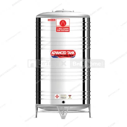 AV-3000L ถังเก็บน้ำสเตนเลสแอ็ดวานซ์ ก้นนูนพร้อมขาตั้ง