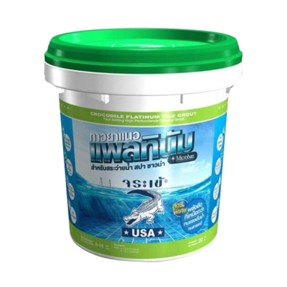 กาวยาแนวแพลทินัม ไทล์เกร้าท์ สีครีม 20 กก.