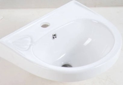 DARA DR-8170 อ่างล้างหน้ากลมแบบแขวน   สีขาว