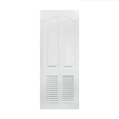 PSW6 ประตูห้องน้ำ UPVC ผิวเสี้ยน 70x200cm.สีขาว