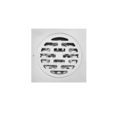 FD009 ตะแกรงกันกลิ่นกรอบสี่เหลี่ยมหน้าแปลน 4"