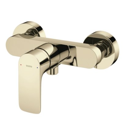 TBG04301T#PFG ก๊อกผสมยืนอาบ ชนิดติดผนัง สีทอง