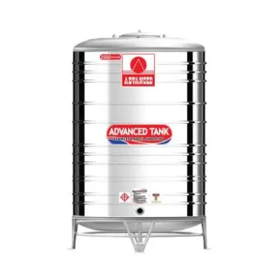 AV-2500L ถังเก็บน้ำสเตนเลสแอ็ดวานซ์ ก้นนูนพร้อมขาตั้ง