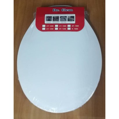 ฝาชักโครก CT.1200 แบบทรงกลม สีขาว