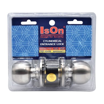 8012-SS ลูกบิดประตูห้องทั่วไปสแตนเลส ISON