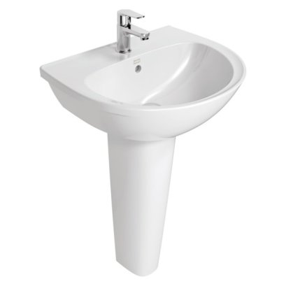 TF-0953/F711N-WT-0 อ่างล้างหน้า แบบขาตั้ง  สีขาว