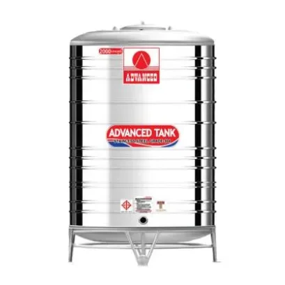 AV-2000L ถังเก็บน้ำสเตนเลสแอ็ดวานซ์ ก้นนูน พร้อมขาตั้ง