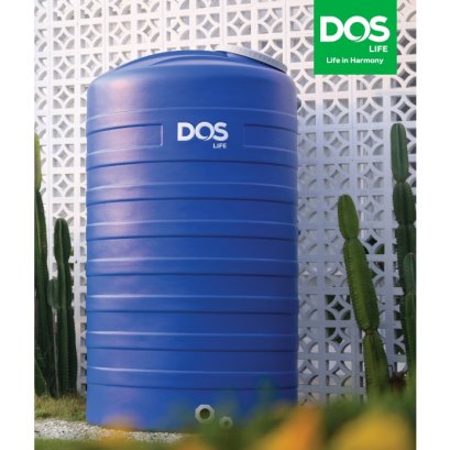DOS ECO-14/BL-500L ถังเก็บน้ำบนดิน 500 L รุ่น Ice สีน้ำเงิ