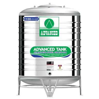 AR-1100L ถังเก็บน้ำสเตนเลสแอ็ดวานซ์ ก้นนูน พร้อมขาตั้ง