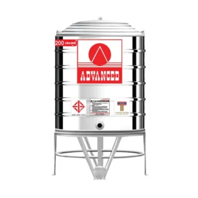 AVF-2000L ถังน้ำสเตนเลสแอ๊ดวานซ์ ก้นเรียบพร้อมขาตั้ง