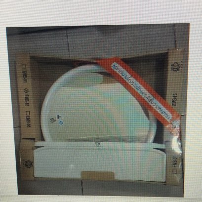 ems02กระจกชุดแบบกลม3ชิ้น ขาว