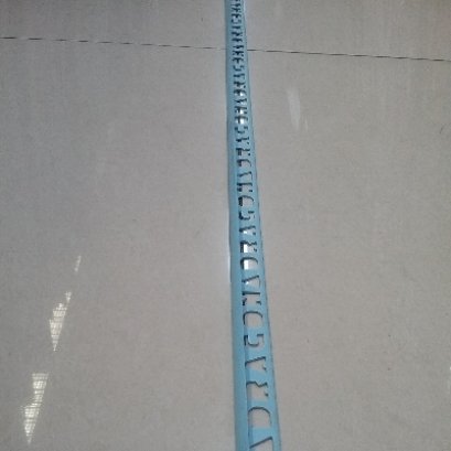 คิ้ว PVC D30/2M สีฟ้า