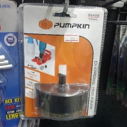 26428 ดอกโฮลซอเพชรเจาะแกรนนิตโต้ 75 มม. PUMPKIN