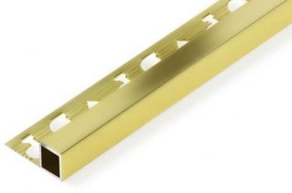 CJS102014 คิ้วอลูมีเนียมมุมเหลี่ยมกลาง 10mm.x2.0m. สีท