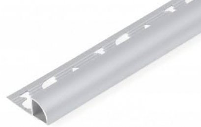 CJ132010 คิ้วอลูมิเนียมมุมโค้ง 13mm. x 2m. สีงา