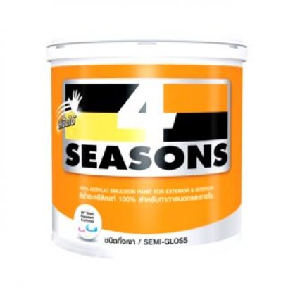 โฟร์ซีซันส์ สีน้ำกึ่งเงา ภายนอก-ใน เบส 2.5 กล #000A