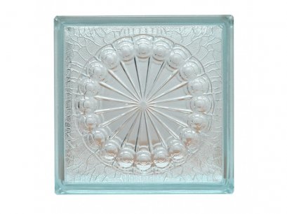 อิฐแก้วลายเพชรตะวัน 3นิ้ว (กล่องช้างแก้ว Classic)