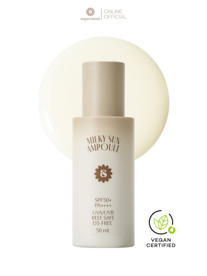 MILKY SUN AMPOULE SPF50+ PA++++ ผลิตภัณฑ์กันแดดสำหรับใบหน้า เนื้อน้ำนม