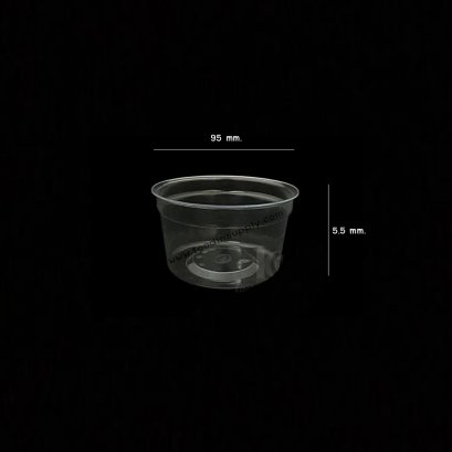 ถ้วยไอศครีมพลาสติก GPPS ขนาด 100 กรัม