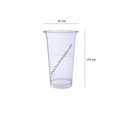 แก้ว 22oz. ปาก 95 mm เรียบใส TL