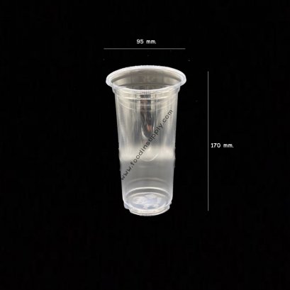 แก้ว 22 oz. เรียบใส ปาก 95 TPP