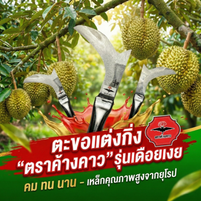 ตะขอ เดือยเงย เหล็ก บ้อง