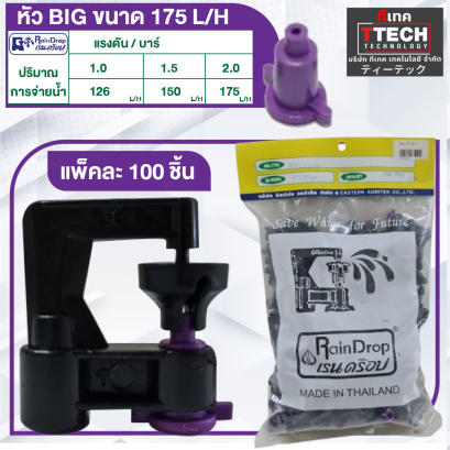 Rain Drop หัวน้ำ BIG MINI 175