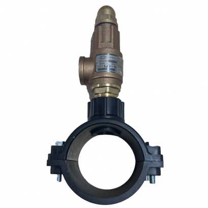 ชุดแคลมป์รัด6"+เซฟตี้วาล์ว