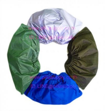 ผ้าร่ม สวมปีกไก่ (กันน้ำ)-(คละสี ) (10คู่/แพ็ค)