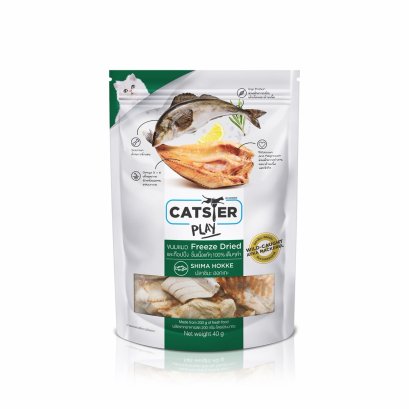 เนื้ออบแห้ง แคทสเตอร์เพลย์ สูตรปลาชิมะ ฮอกเกะ 40g.