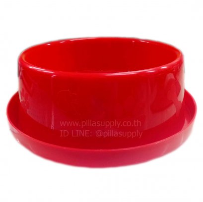 ชามอาหารกลม ขนาด 7 นิ้ว (รุ่นกันมด)