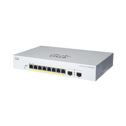 CISCO CBS220-8FP-E-2G-EU CBS220 SMART 8-PORT GE, FULL POE, EXT PS, 2X1G SFP CISCO CBS220-8FP-E-2G-EU CBS220 SMART 8-PORT GE, FULL POE, EXT PS, 2X1G SFP