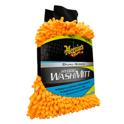 X210200 HYBRID WASH MITT DUAL SIDED ถุงมือล้างรถไมโครไฟเบอร์