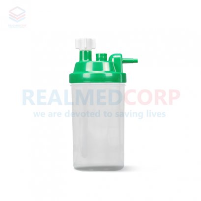 กระปุกน้ำให้ความชื้นเครื่องผลิตออกซิเจน (ฝาเขียว) 14PSI