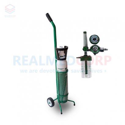 ถังออกซิเจน ขนาด 0.5 คิว (อุปกรณ์พร้อมใช้งาน)