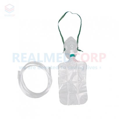 Oxygen Mask With Bag หน้ากากออกซิเจนแบบมีถุงลม