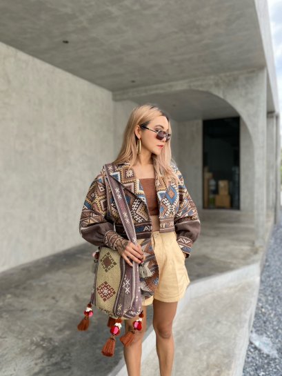 Premium Tailue Crop Jacket