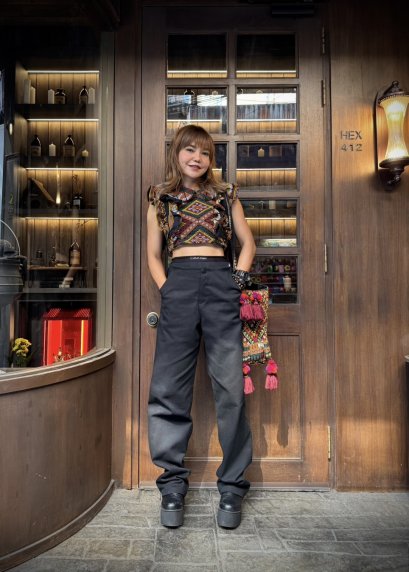 Lao Krung Rabai Crop Top x Pants