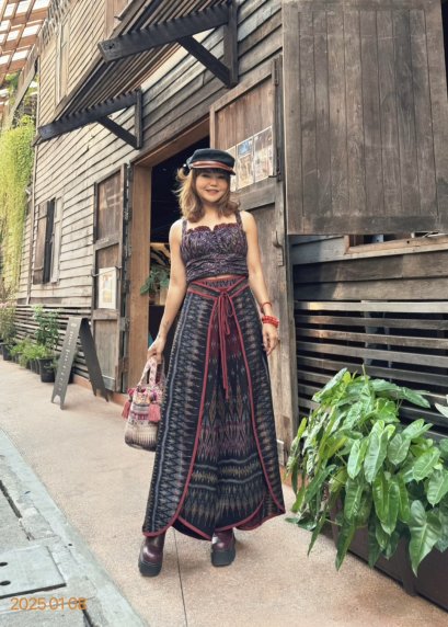 Lopburi Mudmee Crop Top x Wrap Pants