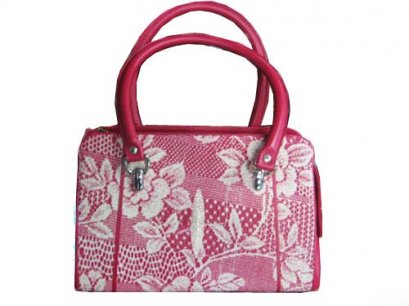 Genuine Stingray Leather Handbag in Black Stingray Skin  #STW369H